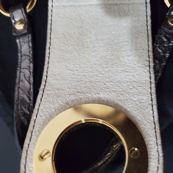 Genuine Python Dolce and Gabbana vitello corrida beige mini python clutch - Picture 12 of 16